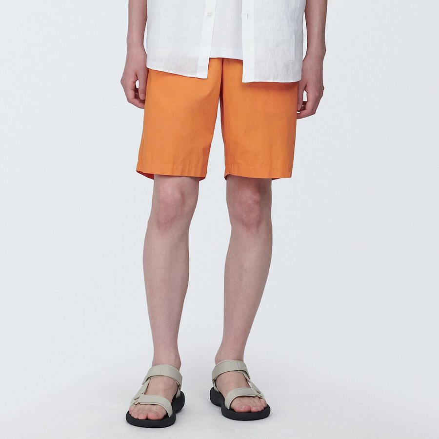 M's Washed broadcloth ShortsLight grayXS