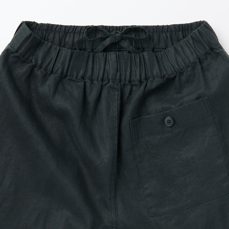 Women's Linen Easy widepantsCharcoal greyXS