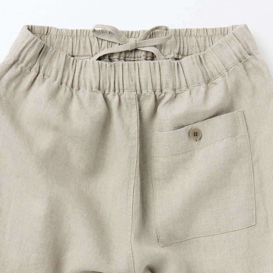 Women's Linen Easy widepantsCharcoal greyXS