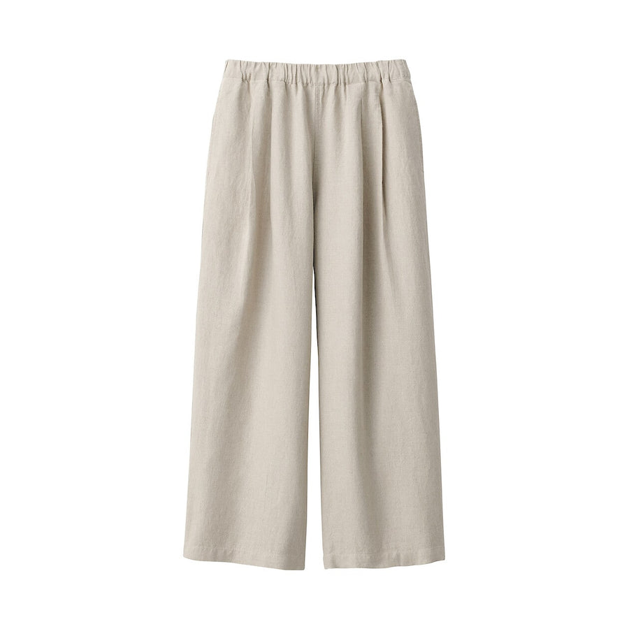 Women's Linen Easy widepantsCharcoal greyXS