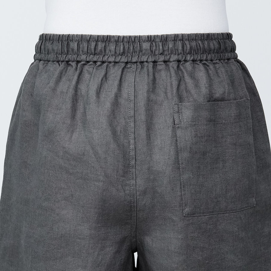 Women's Linen Short pantsCharcoal greyXS