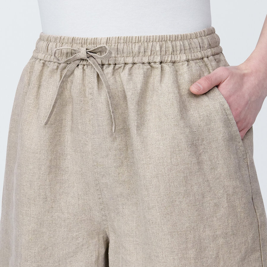 Women's Linen Short pantsCharcoal greyXS