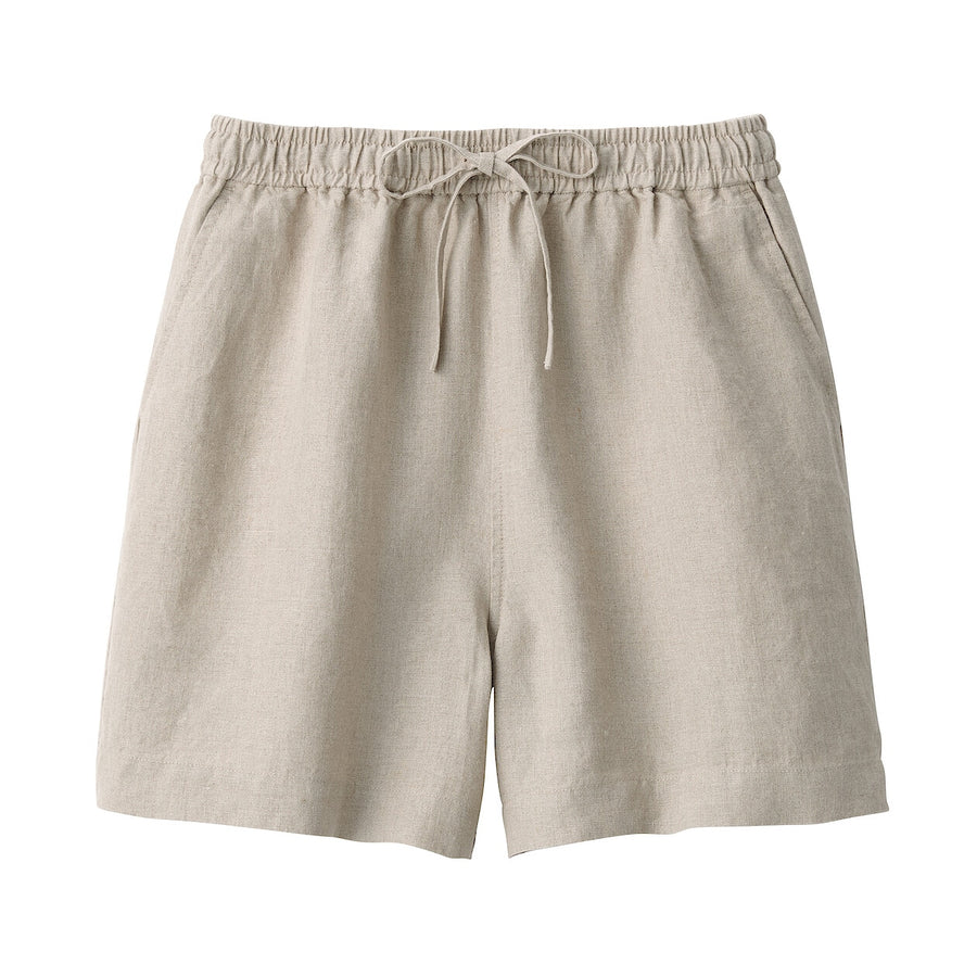 Women's Linen Short pantsCharcoal greyXS