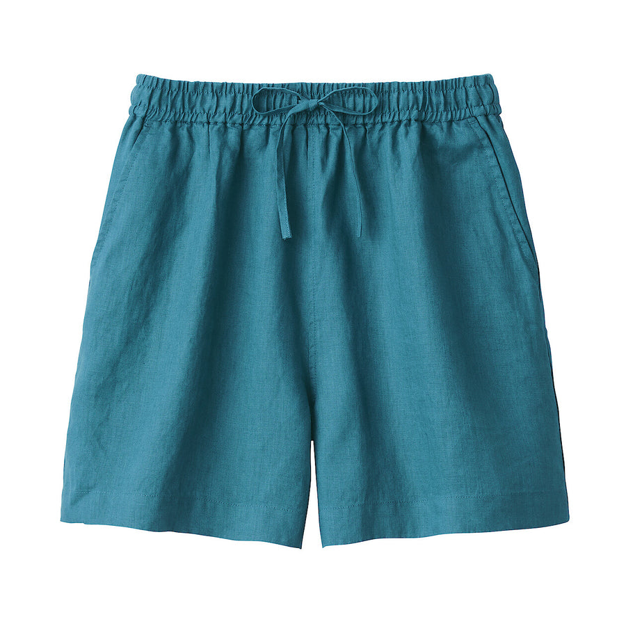 Women's Linen Short pantsCharcoal greyXS