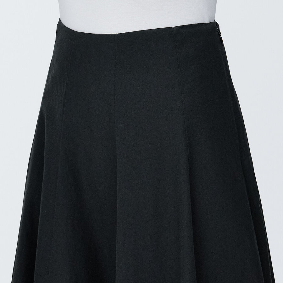 W's Cool touch broadcloth Flare SkirtBlackXS