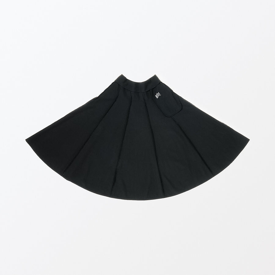 W's Cool touch broadcloth Flare SkirtBlackXS