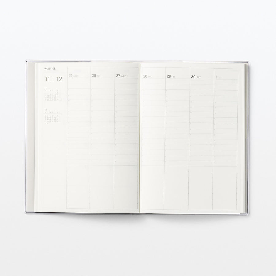 Monday start Vertical planner / From Dec. 2024