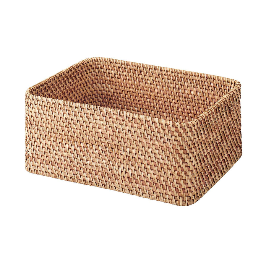 Stackable Rattan Basket - Rectangular