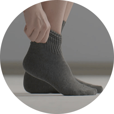 Feature 1: Socks That Fit The Heel