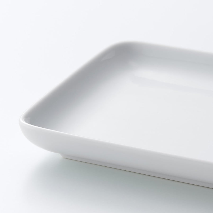 White Porcelain Square Dish