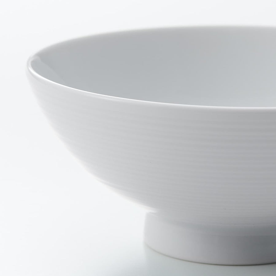White Porcelain Rice Bowl - Large