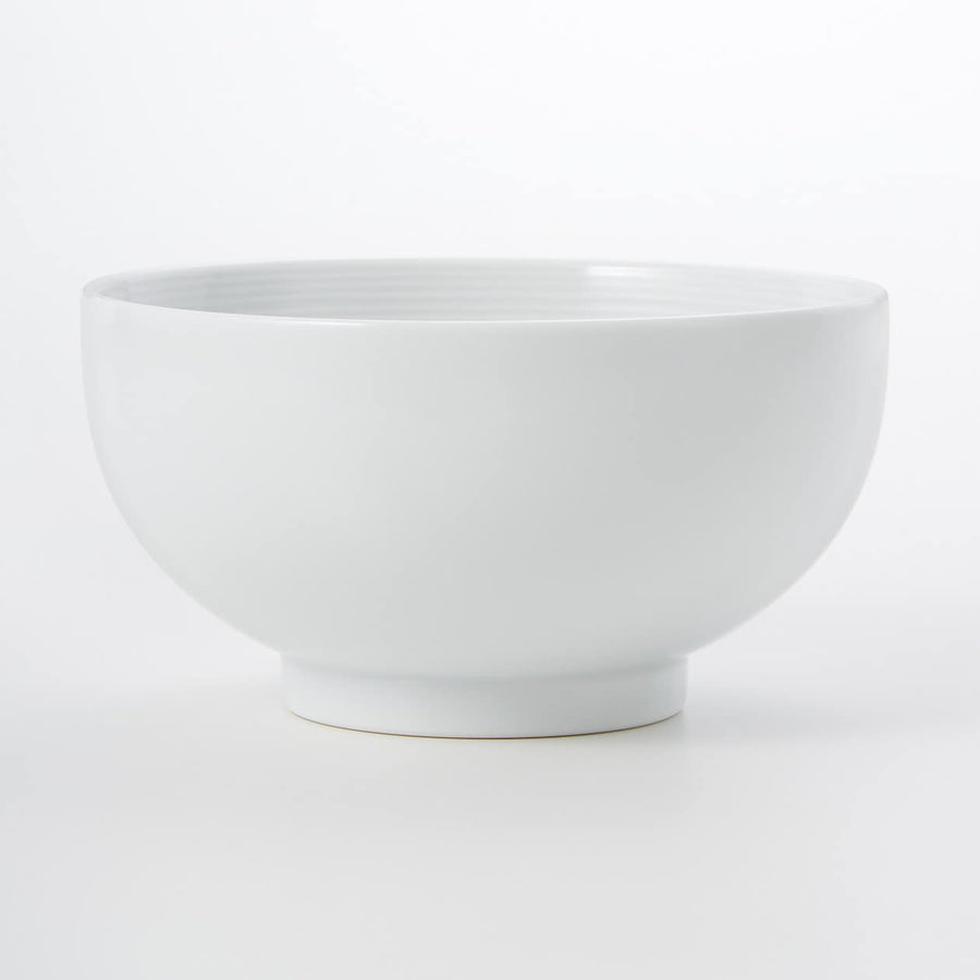White Porcelain Donburi Bowl - Large