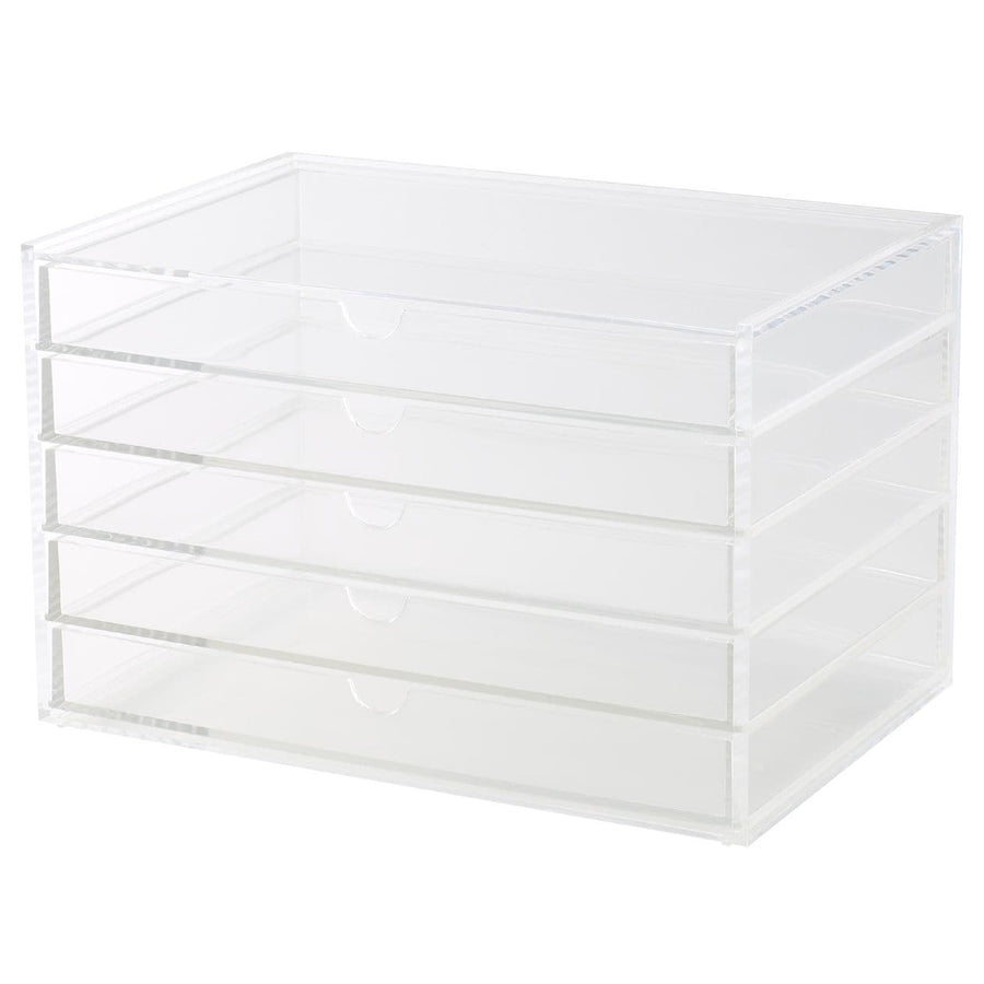 Stackable Acrylic Case 5 Drawers - Large