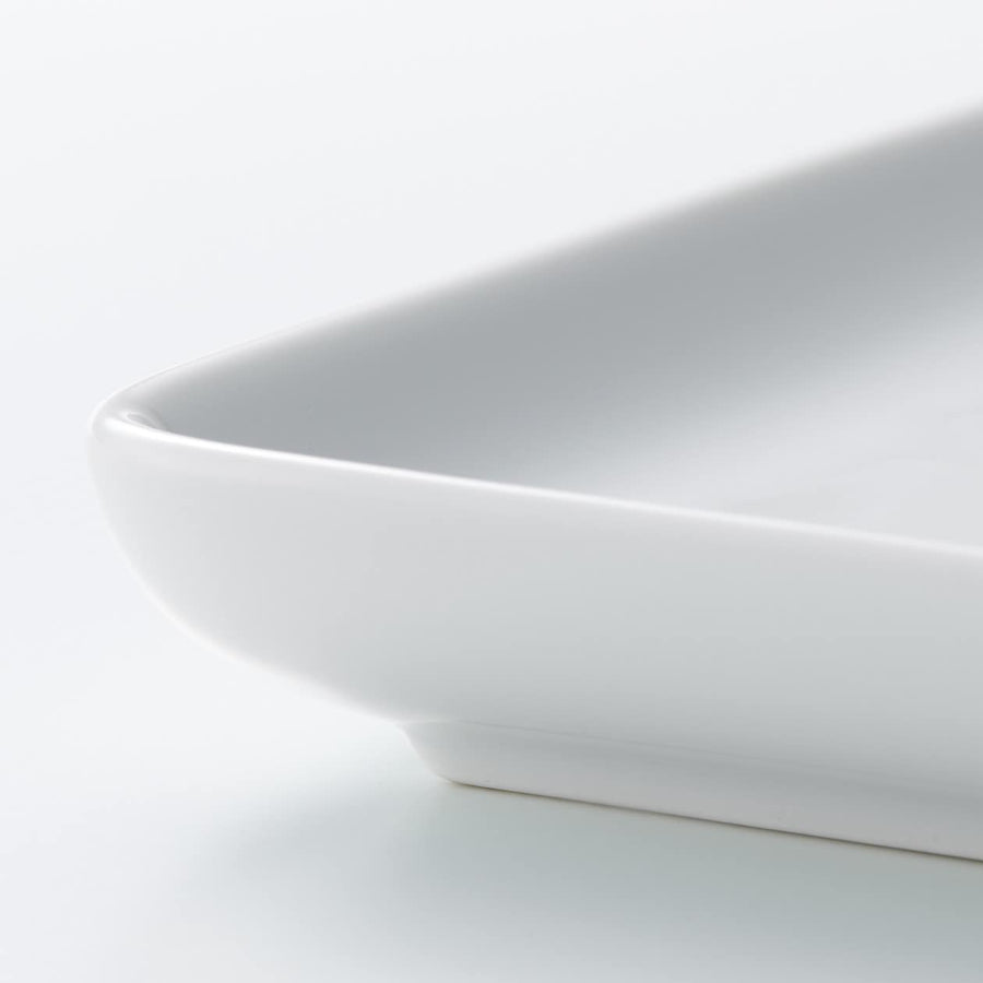 White Porcelain Square Dish - Large