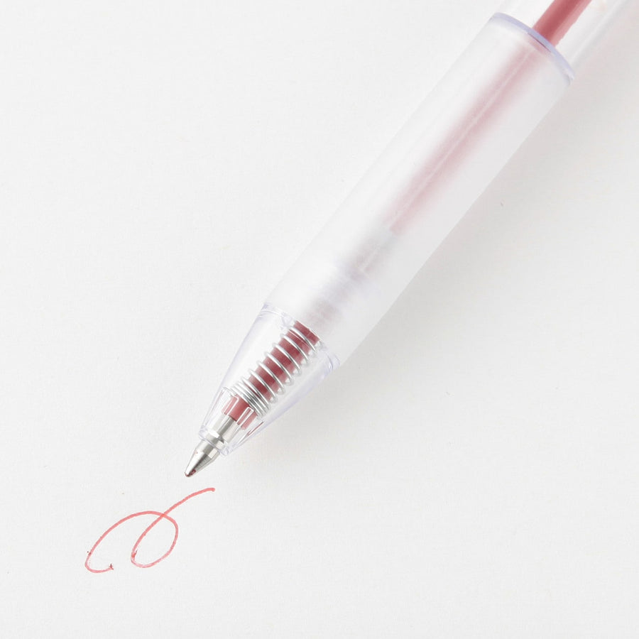 Polycarbonate Ballpoint Pen 0.7mm - Red