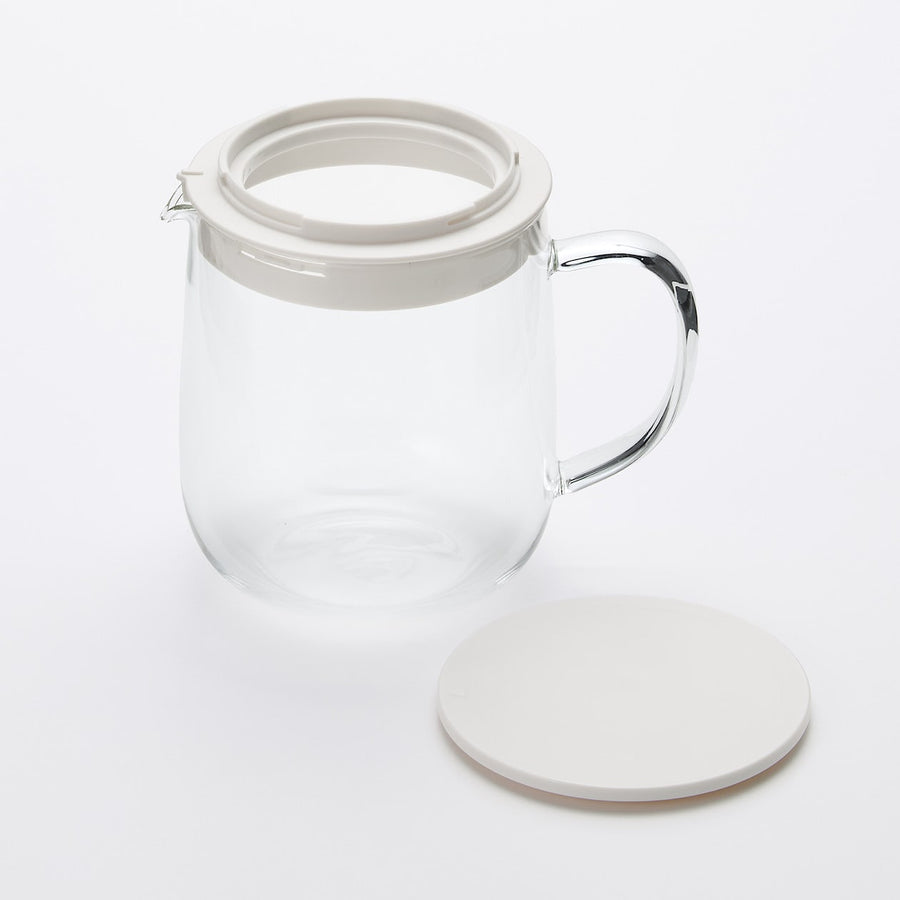 Heat Proof Glass Pot (L)