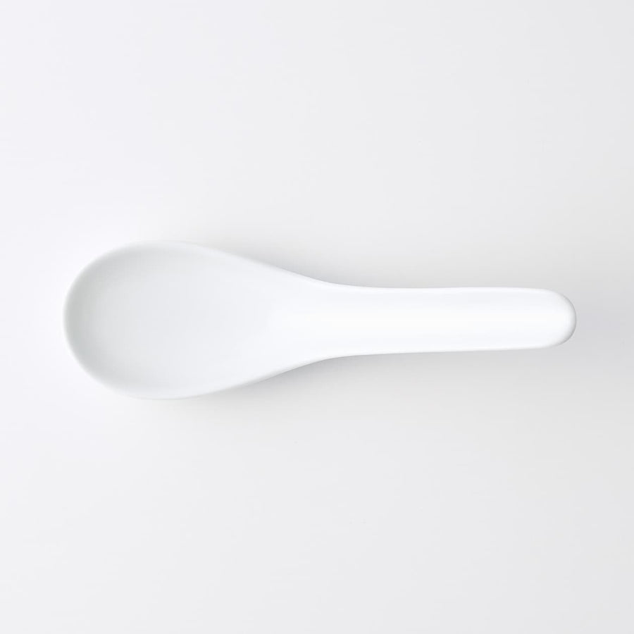 White Porcelain Chinese Spoon