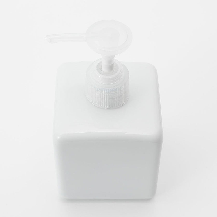 White Porcelain Square Dispenser