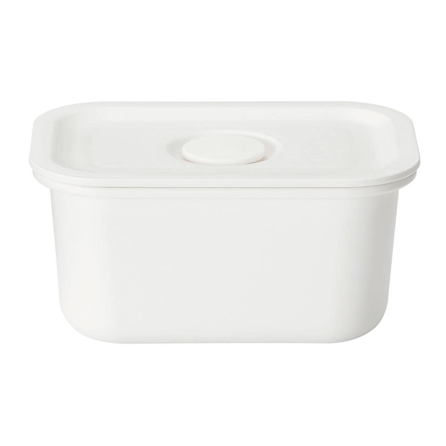 PP Lunch Box Storage Container With Valve - White (125ml)