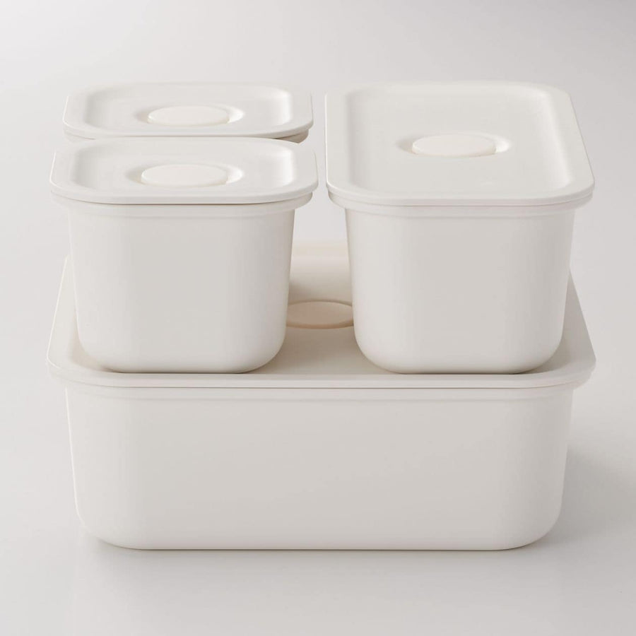 PP Lunch Box Storage Container With Valve - White (70ml)
