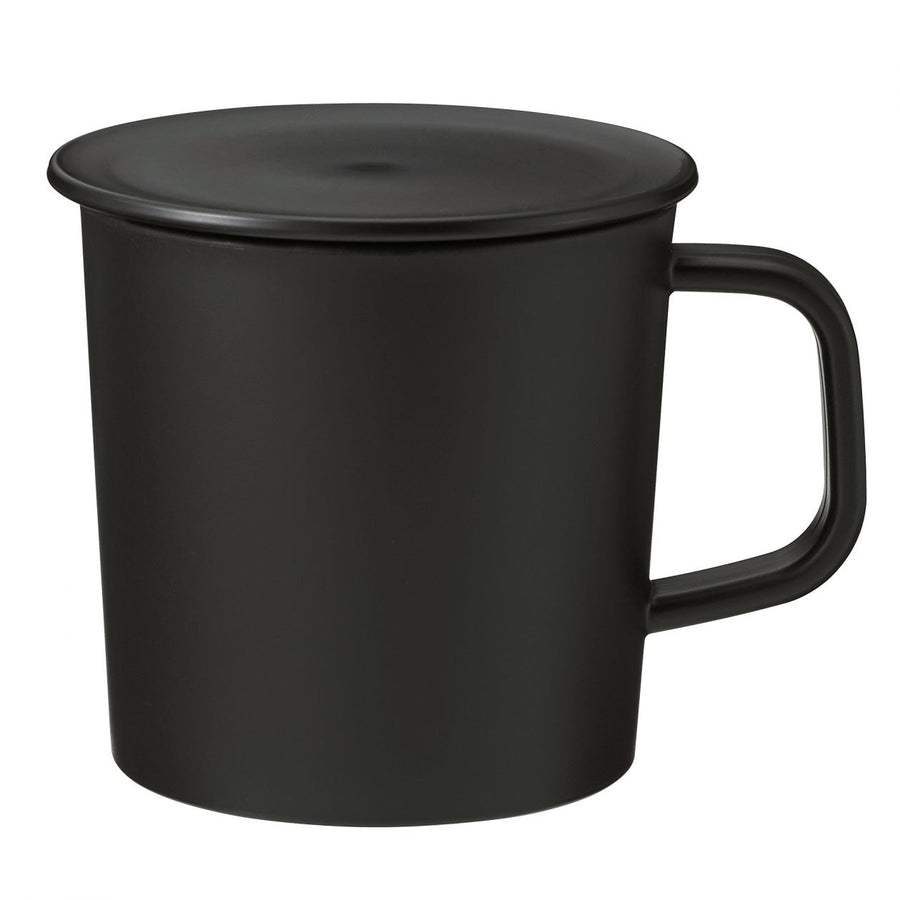 PP Mug With Lid - Black
