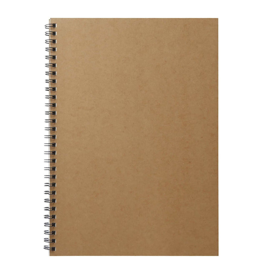 Planted Tree Paper Double Ring Notebook - B5 Beige