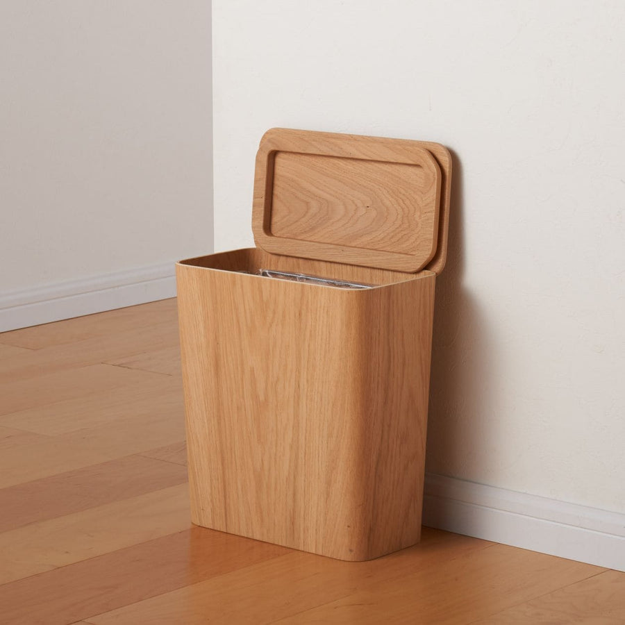 Lid For Wooden Dust Bin With Wire Frame - Rectangular