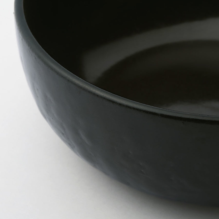 Iga Ware Small Dish - Black Glaze