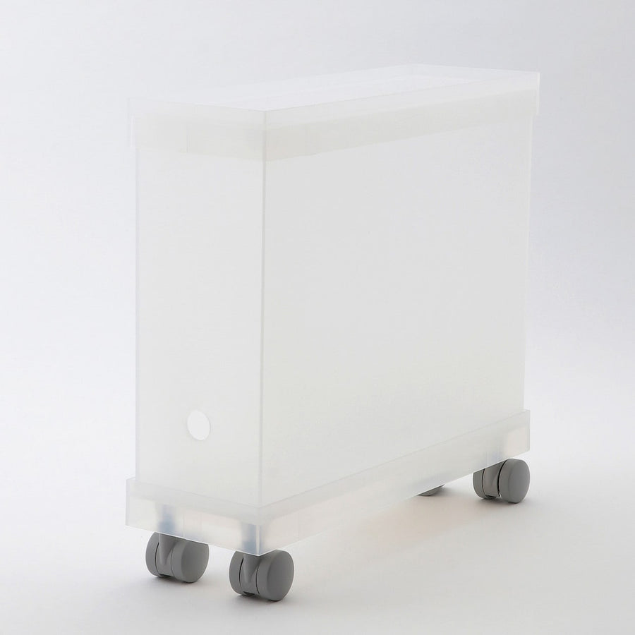 Caster-Attachable Lid For PP File Box - Clear