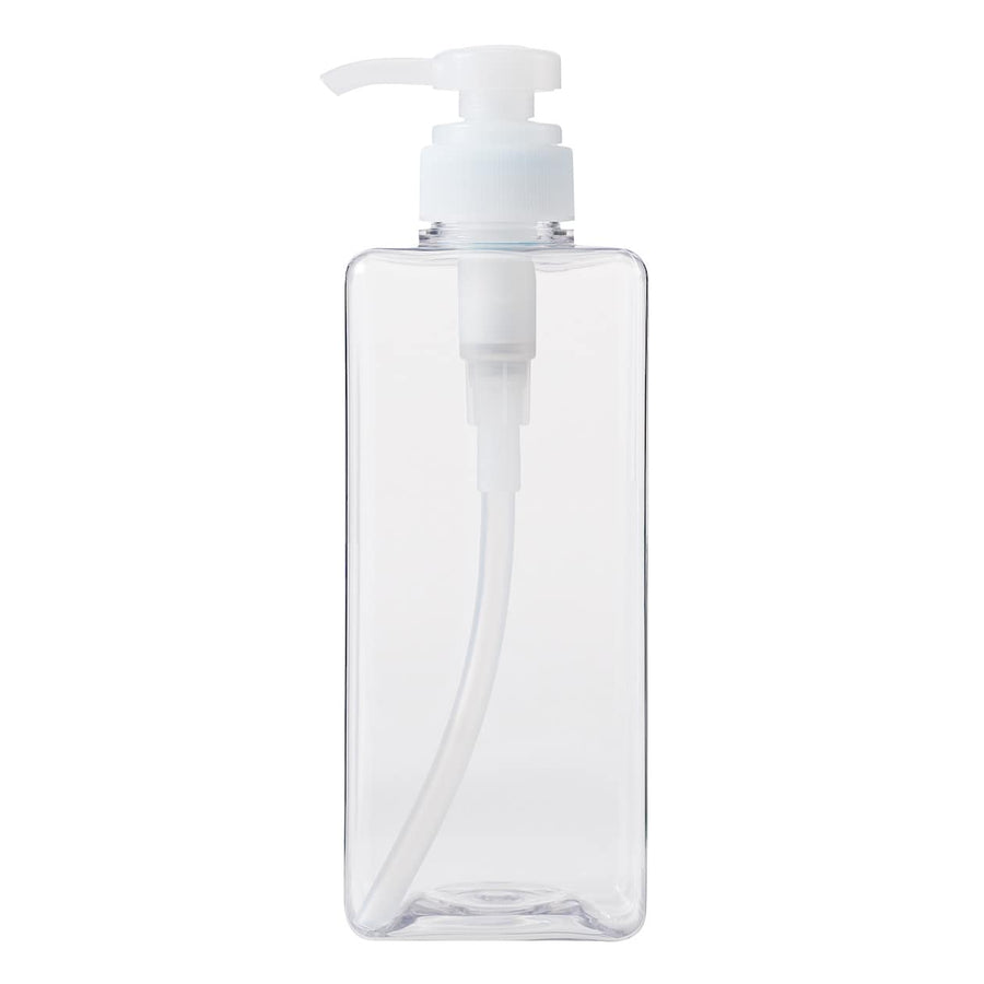PET Pump Refill Bottle - Clear (600ml)