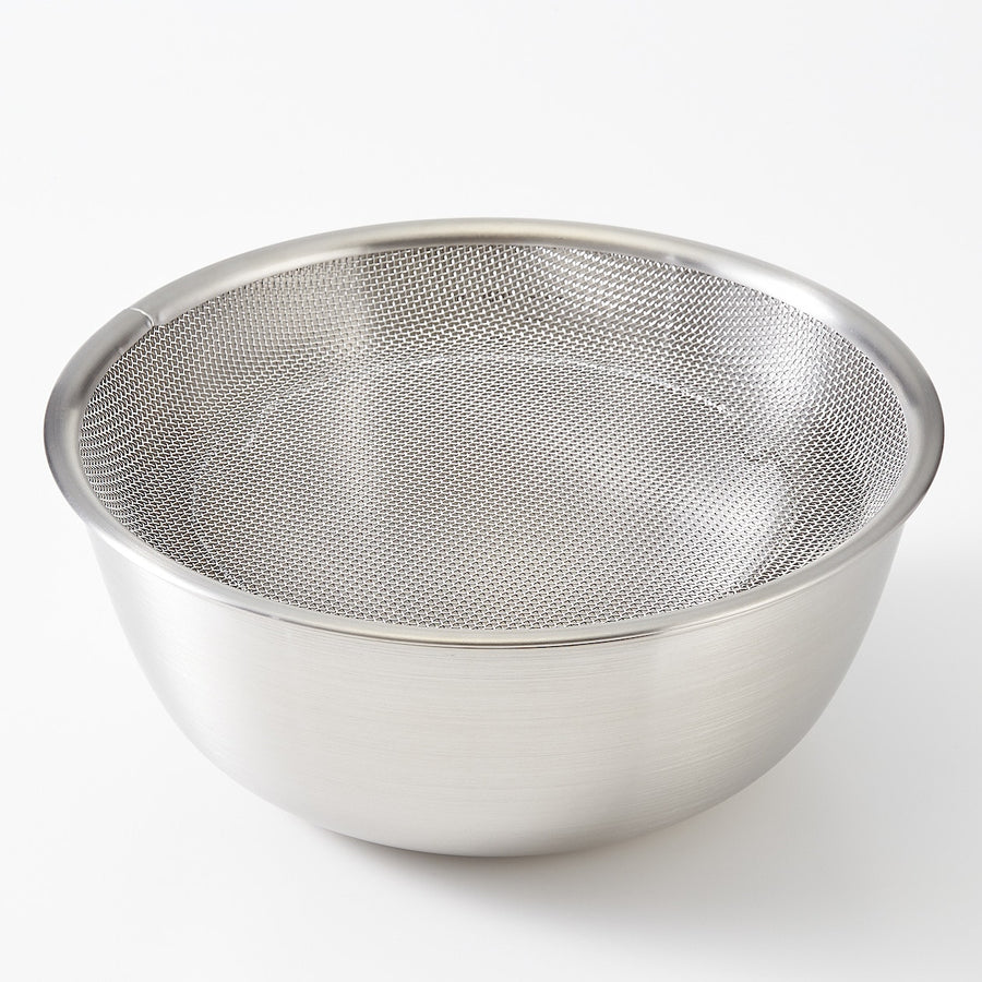 Stainless Steel Flat Mesh Strainer - Large