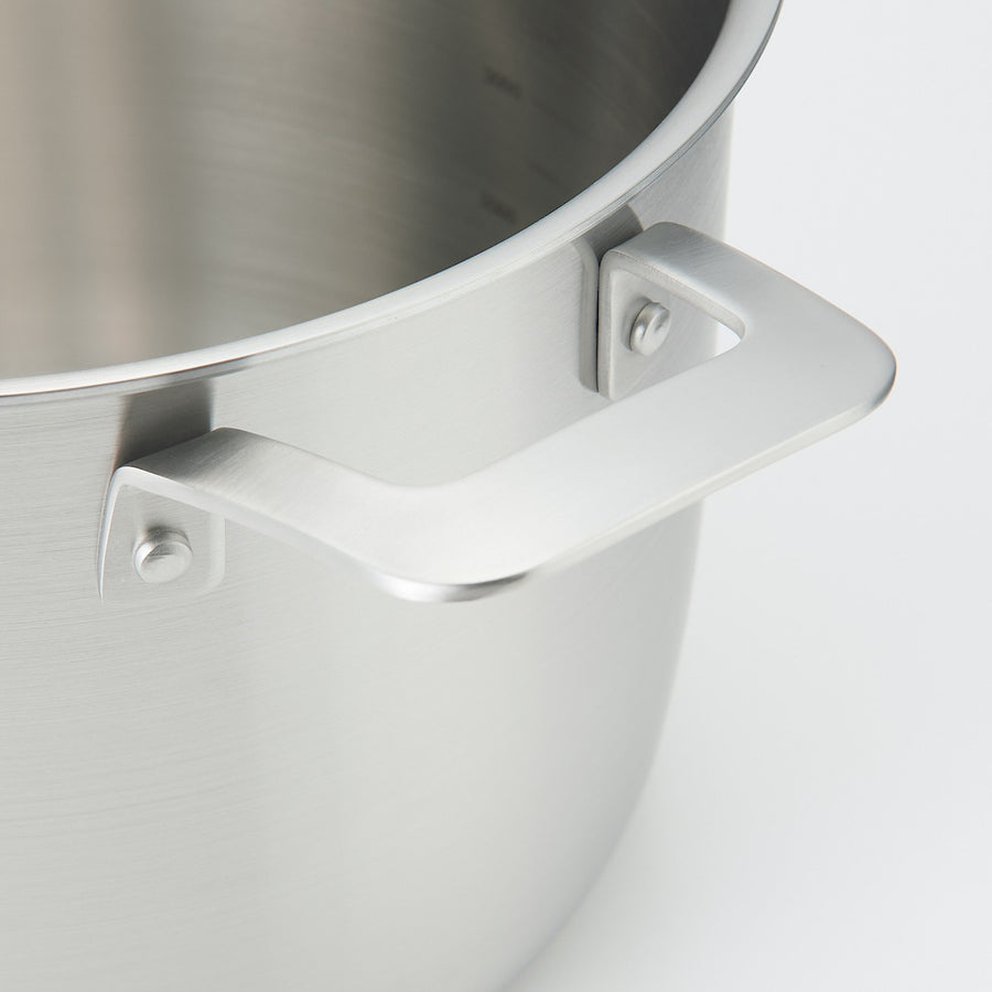Stainless Aluminium 3-Layer Steel Saucepot (6L)