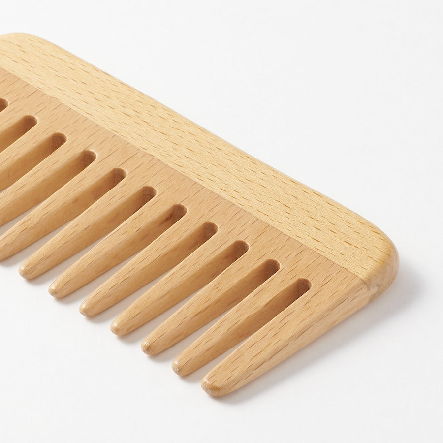 Beech Wood Wide Hair Comb