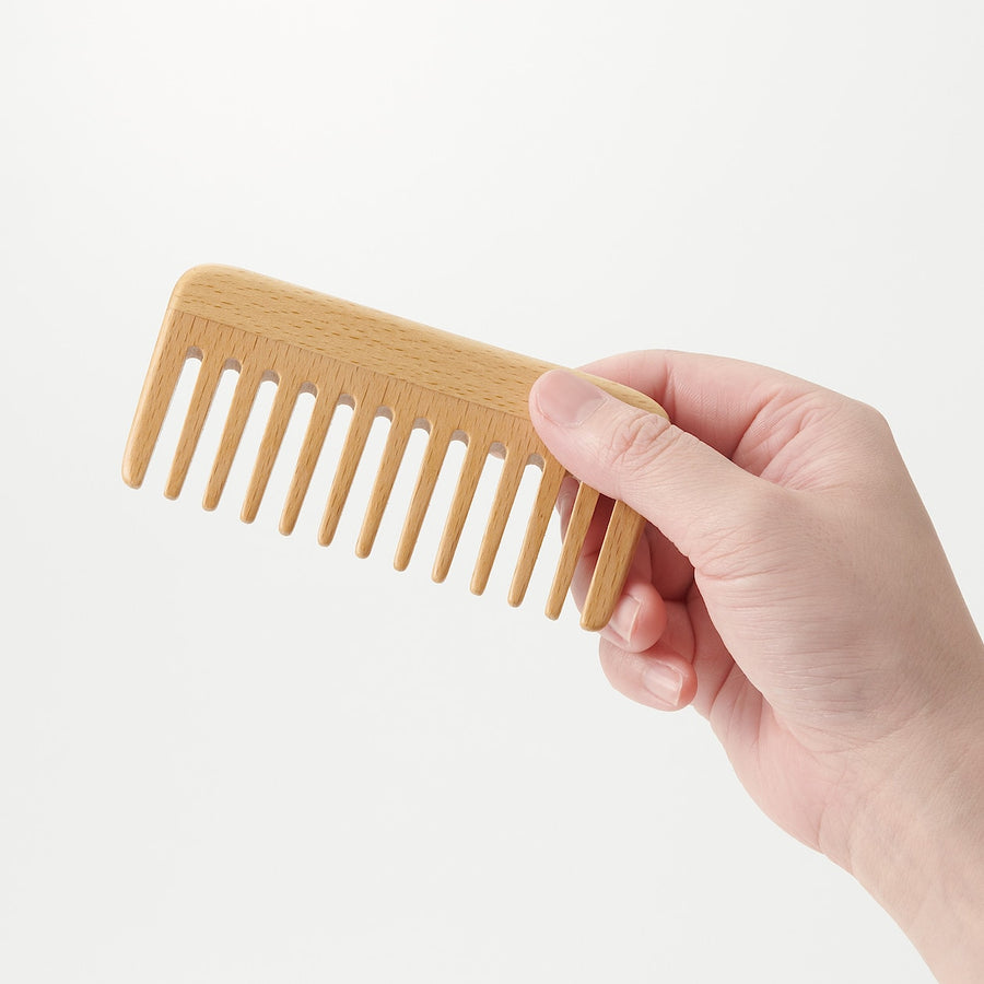 Beech Wood Wide Hair Comb