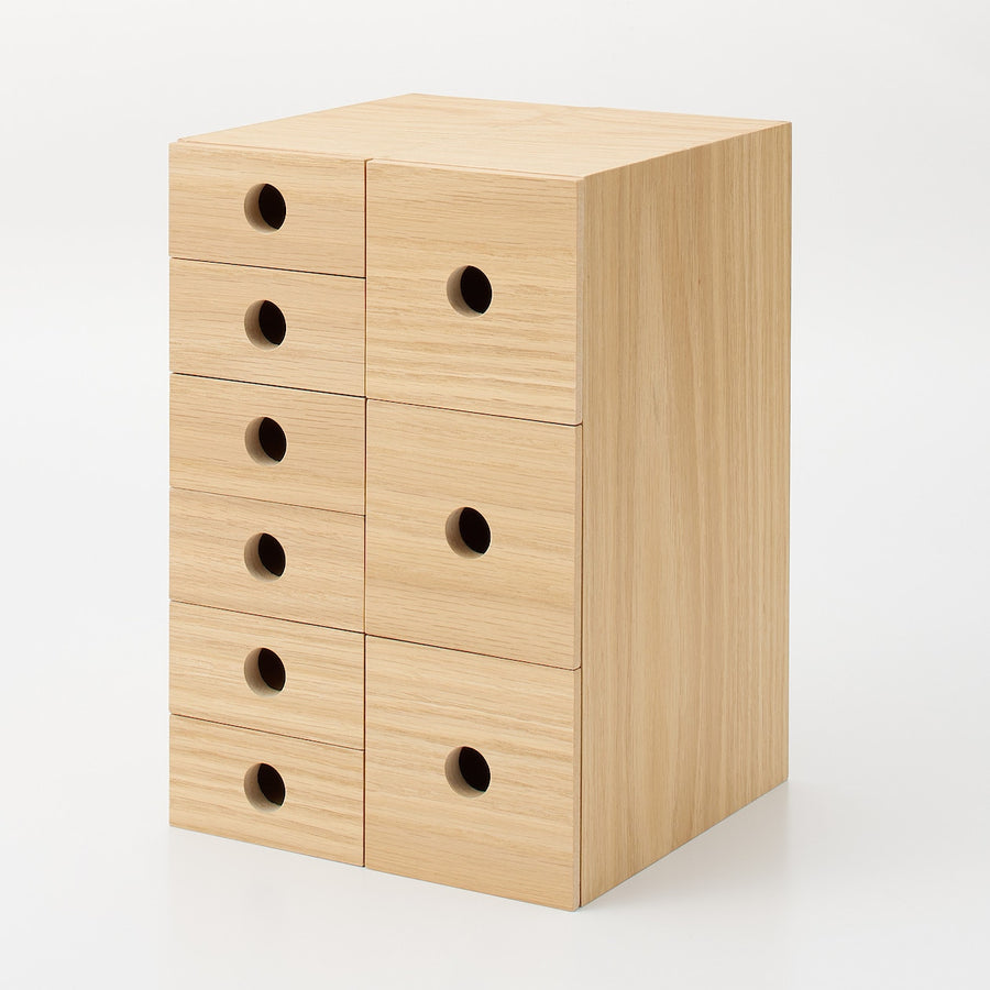 Wooden 3 Drawer Storage Unit