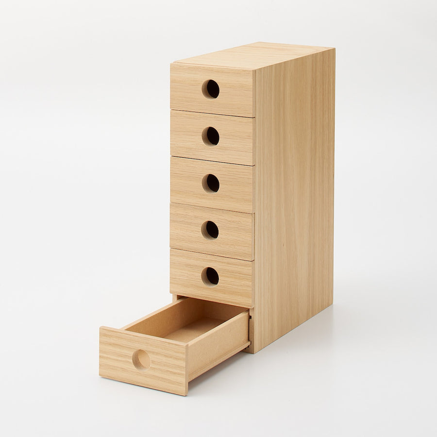 Wooden Storage Unit - 6 Drawers
