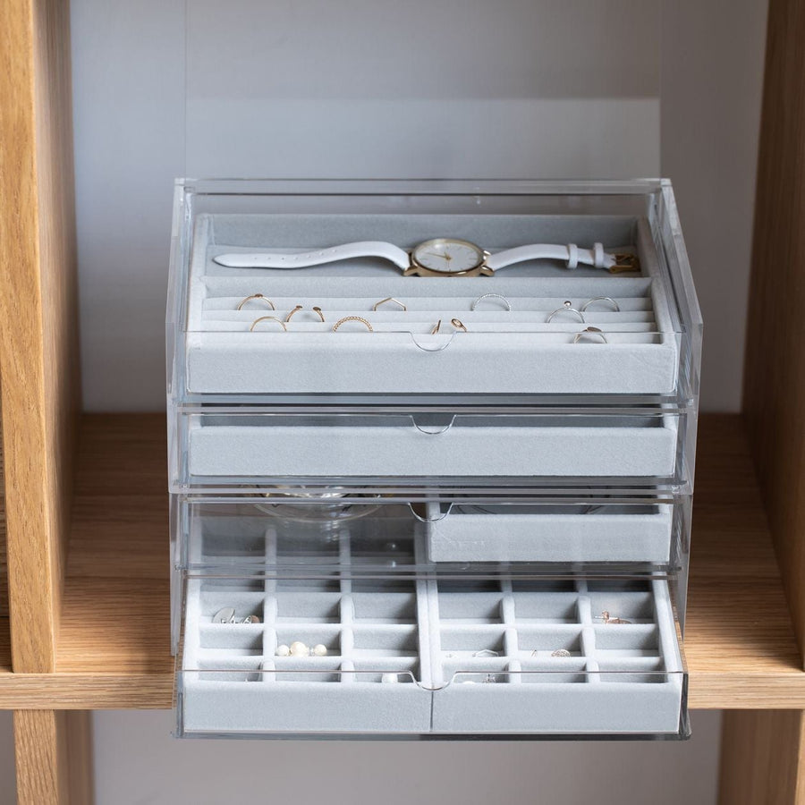 Stackable Acrylic Case 2 Drawers - Large