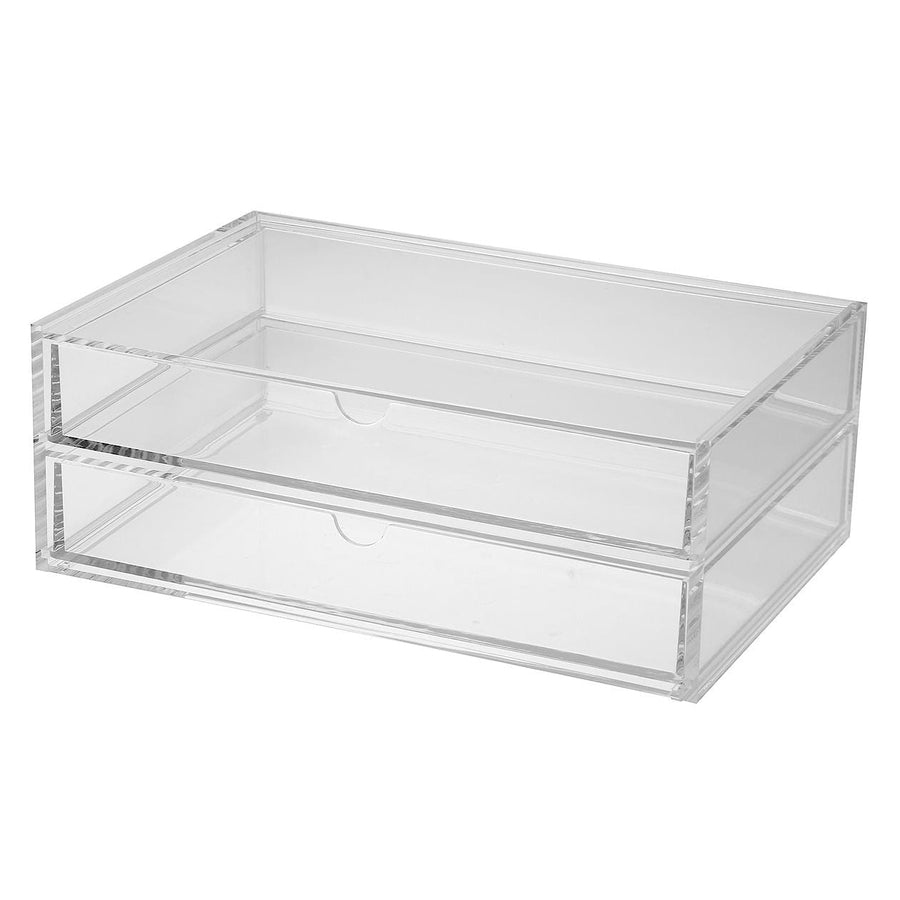 Stackable Acrylic Case 2 Drawers - Large