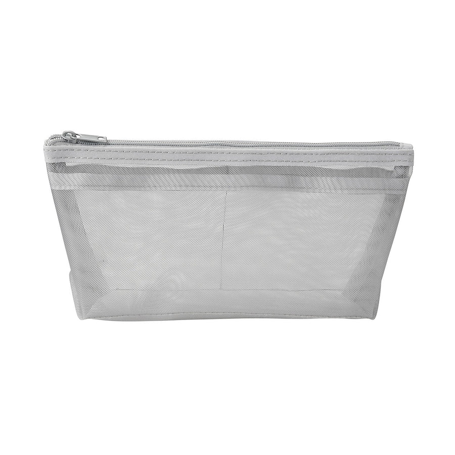Nylon Mesh Pencil Case With Gusset - Deep