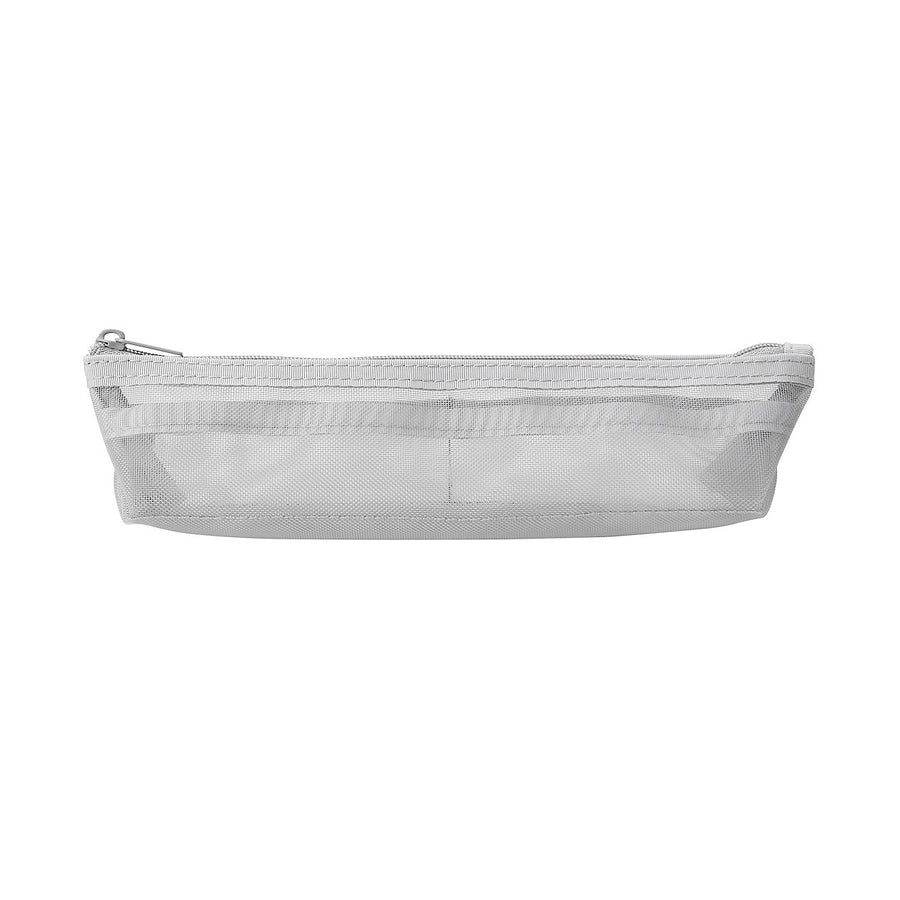 Nylon Mesh Pencil Case With Gusset - Shallow