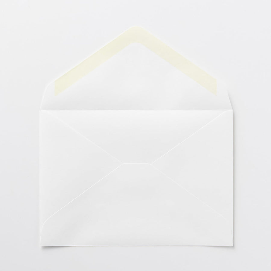 Bamboo Paper - Horizontal Envelope 114 x 162mm - White (5 Sheets)