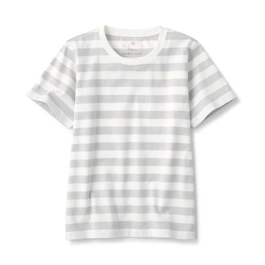 Indian Cotton Jersey Short Sleeve Stripe T-shirt (Kids)