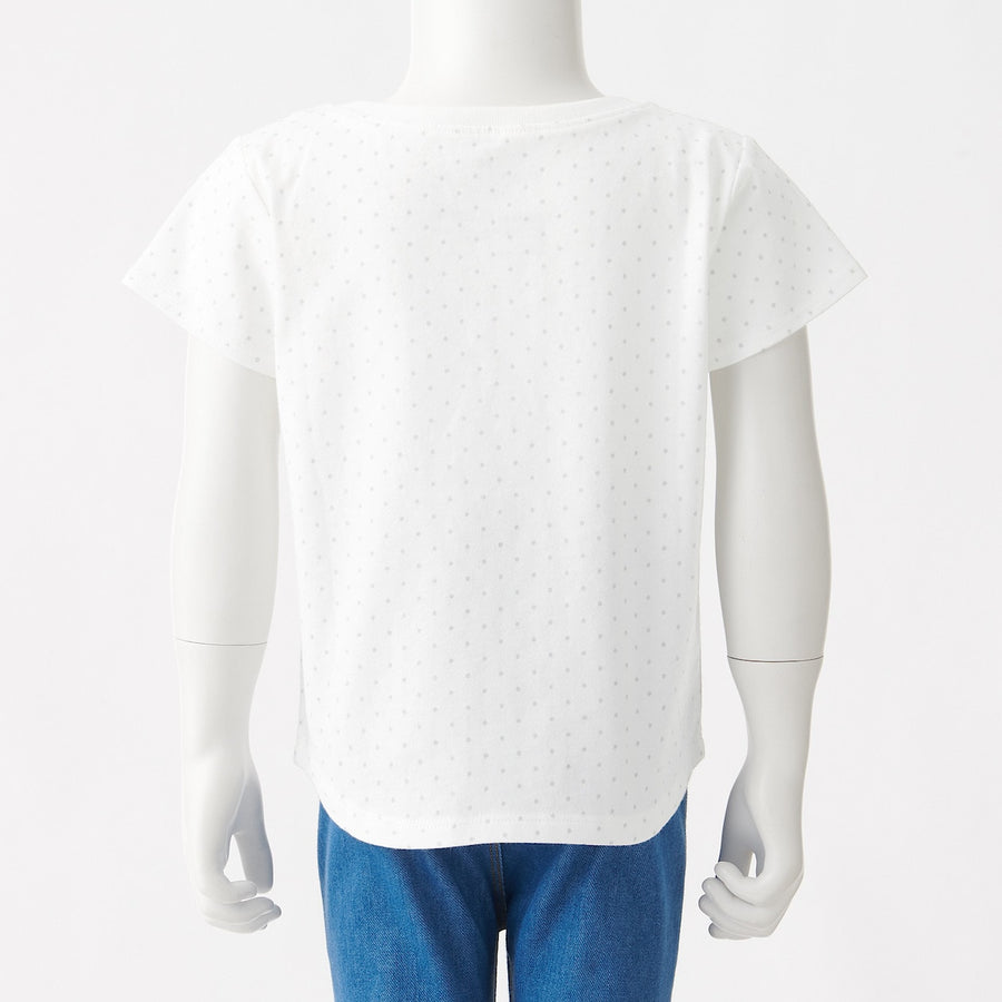 Indian Cotton Jersey Stitch Polka Dot T-Shirt (Baby)