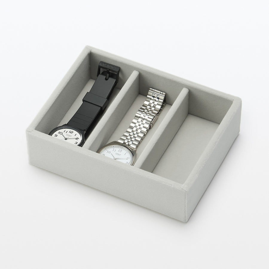 Stackable Velour Case For Watches - Small