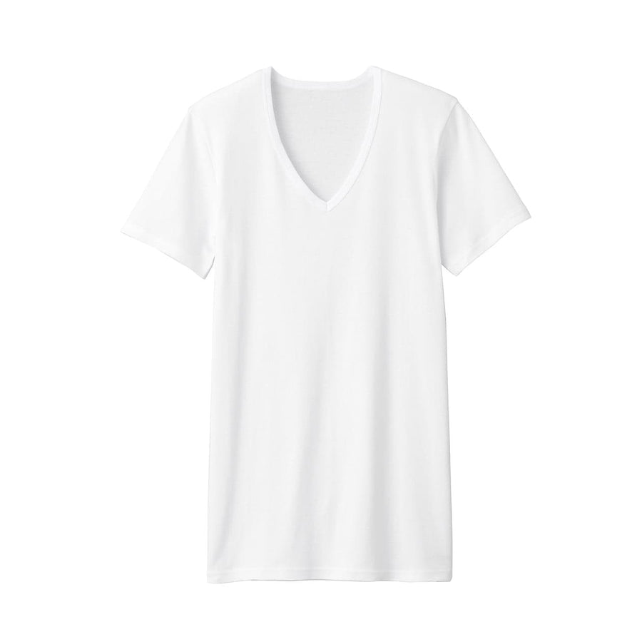 Side Seamless Ribbed V-Neck T-Shirt (2 Pack)