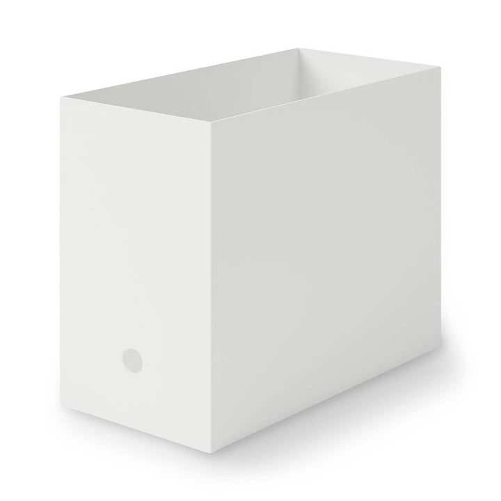 PP File Box - White Grey A4 Wide