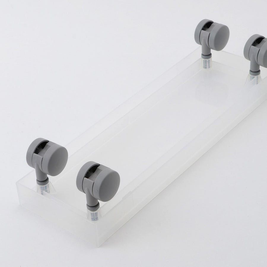 Castor-Attachable Lid For PP File Box - Clear