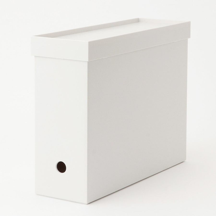 Castor-Attachable Lid For PP File Box - White Grey