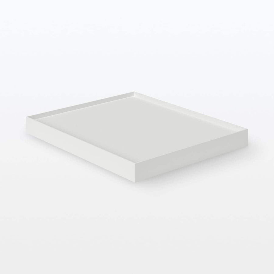 Caster-Attachable Lid For PP File Box - White Grey