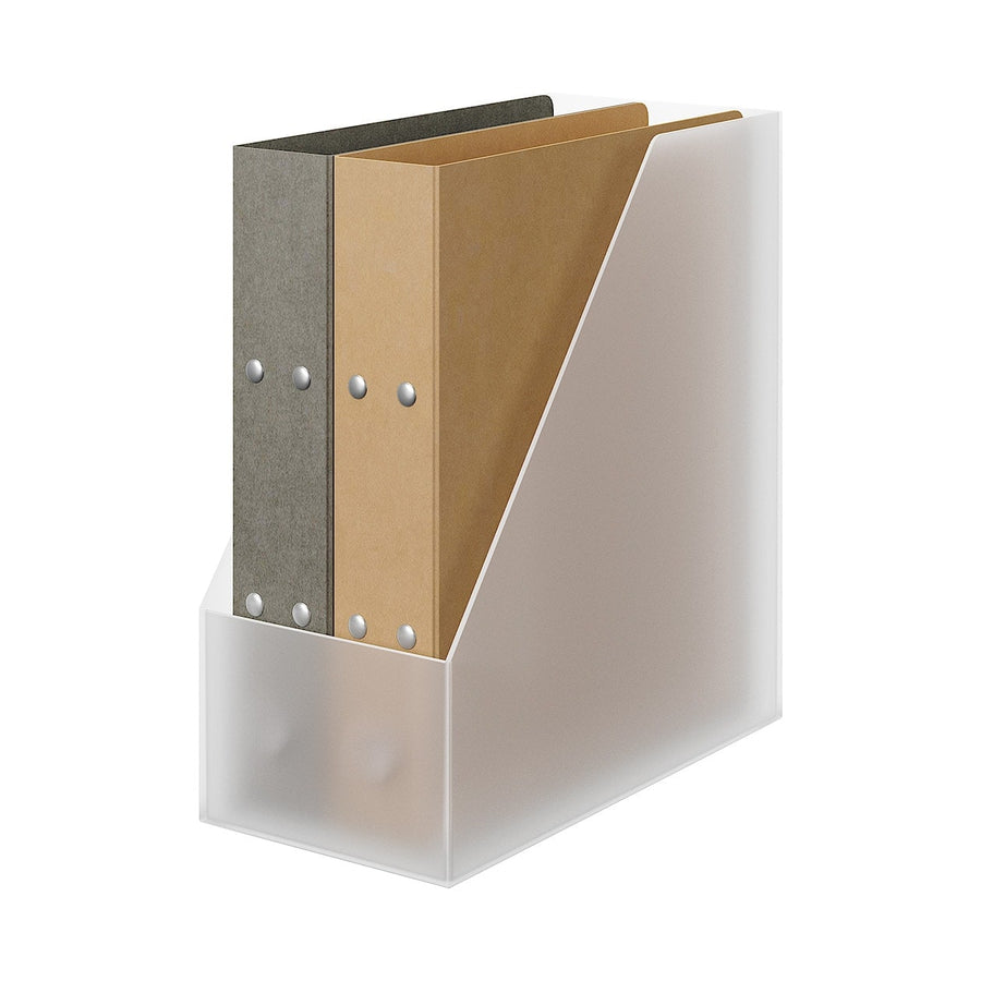 PP Stand File Box - Clear A4 Wide
